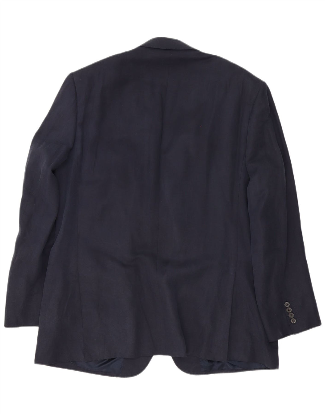 Jachetă pentru bărbați Marks & Spencer, cu 2 nasturi, UK 46 XL, mătase bleumarin