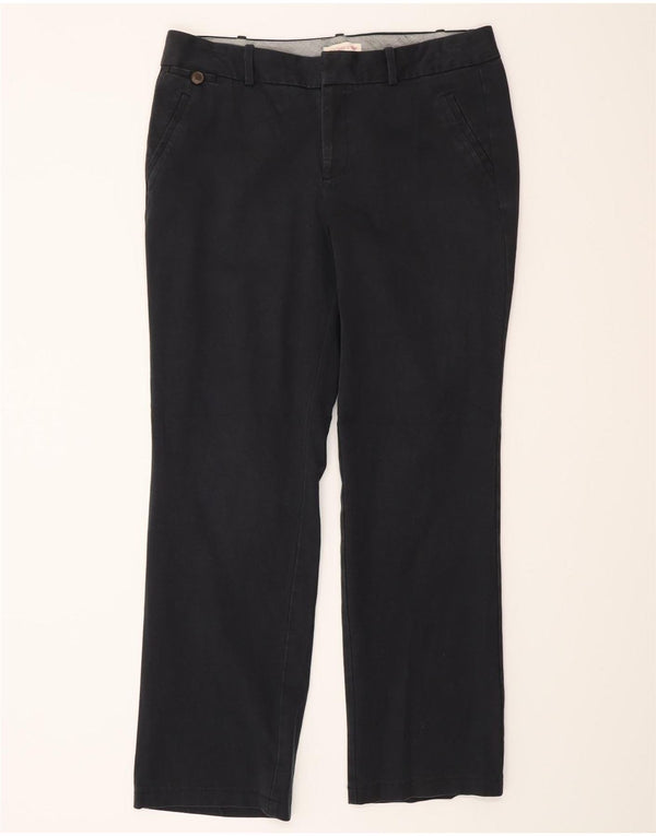 Dockers Pantaloni chino drepti pentru femei US 10 Large W32 L30 Bumbac negru