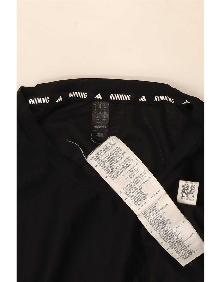 Tricou pentru bărbați Adidas Aeroready Top Mediu Poliester Negru