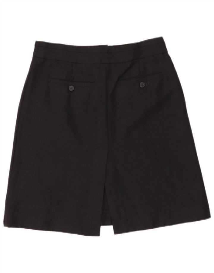 Fusta Mini Femei Mauro Grifoni IT 44 Medium W30 Lână Bleumarin