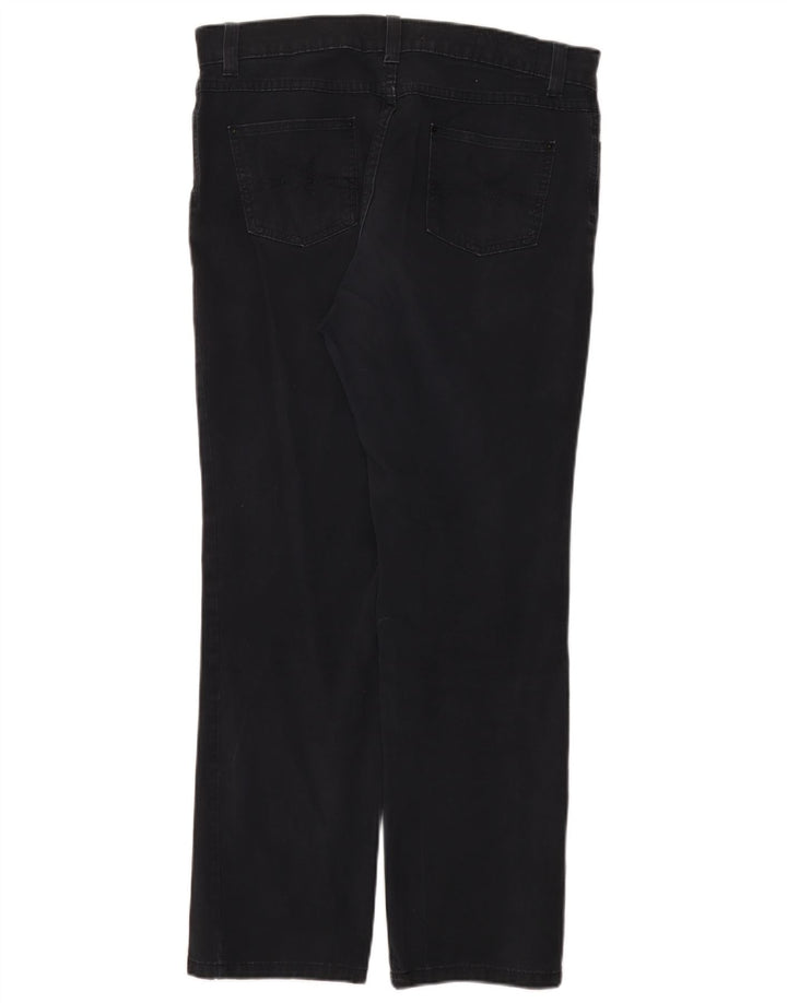 Pantaloni casual pentru femei Marks & Spencer UK 14 Medium W34 L29 Bleumarin