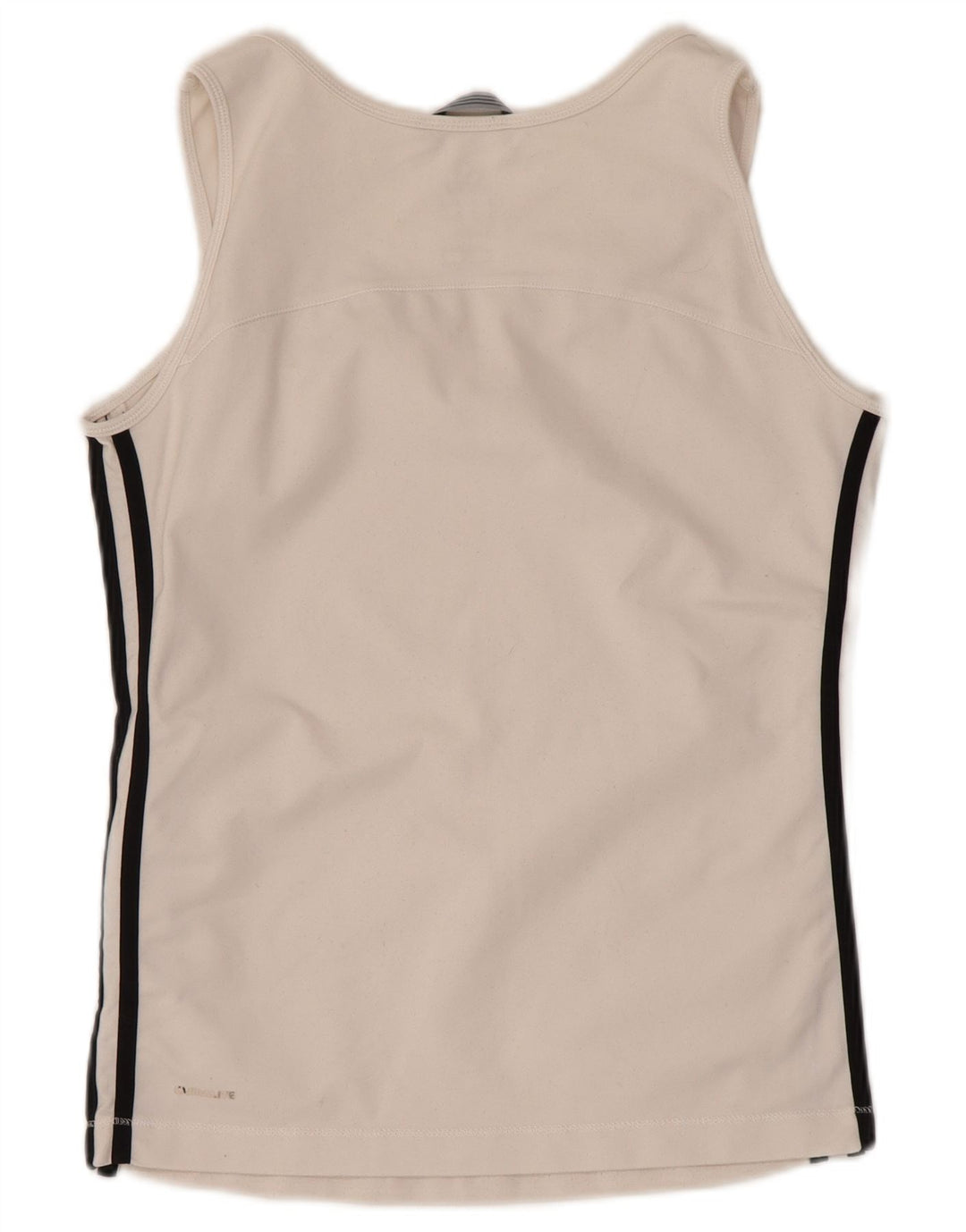 ADIDAS Climalite Vest Top pentru femei UK 16 Poliester alb mare