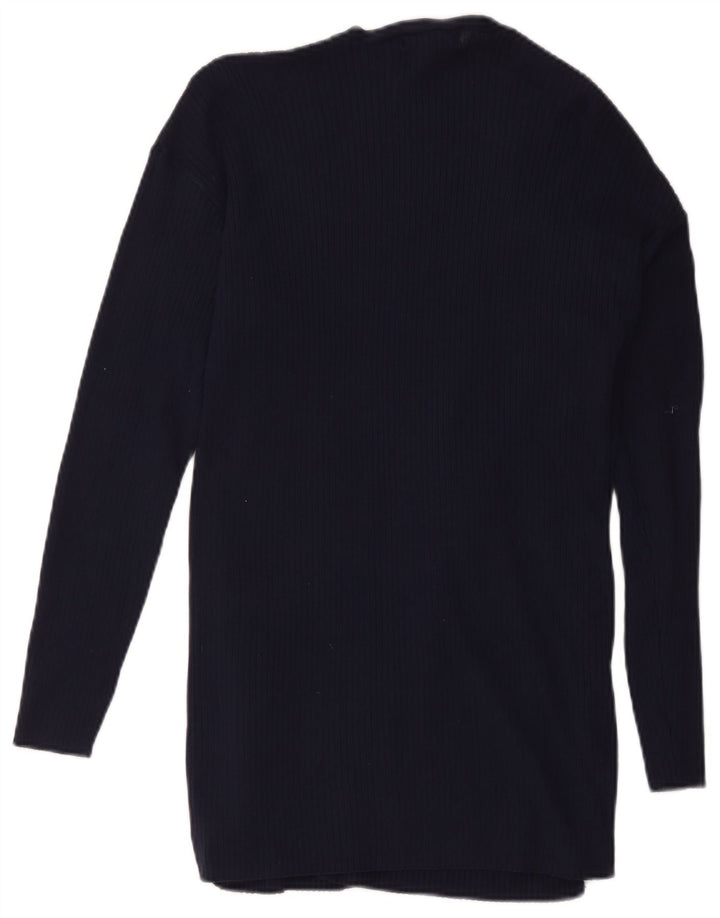 Pulover cardigan cu paragate pentru femei Marks & Spencer UK 14 Medium Bleumarin Cla