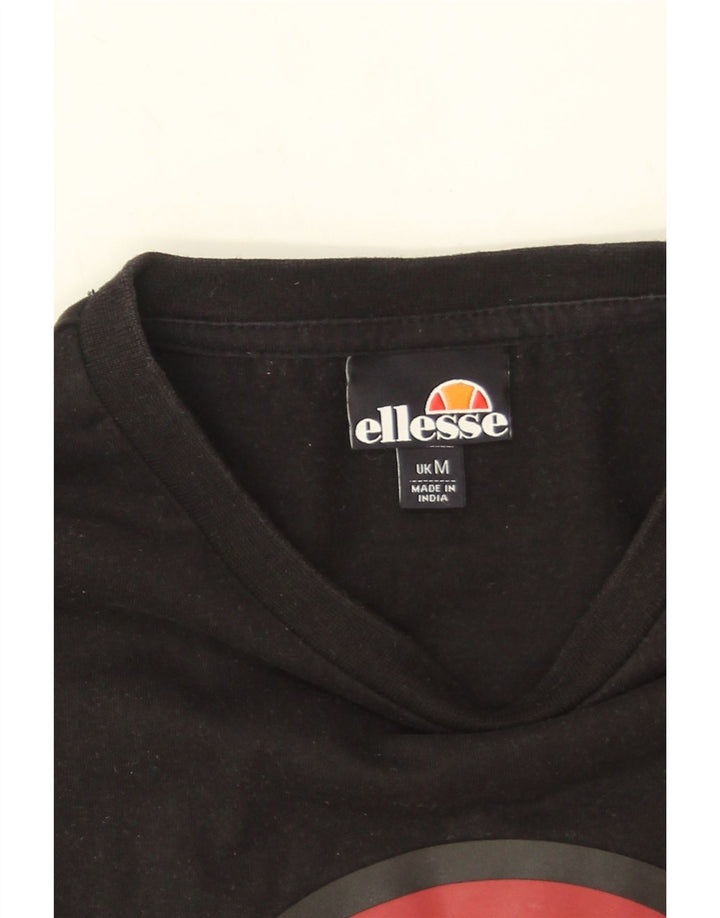 Tricou grafic pentru bărbați Ellesse Top Mediu Negru