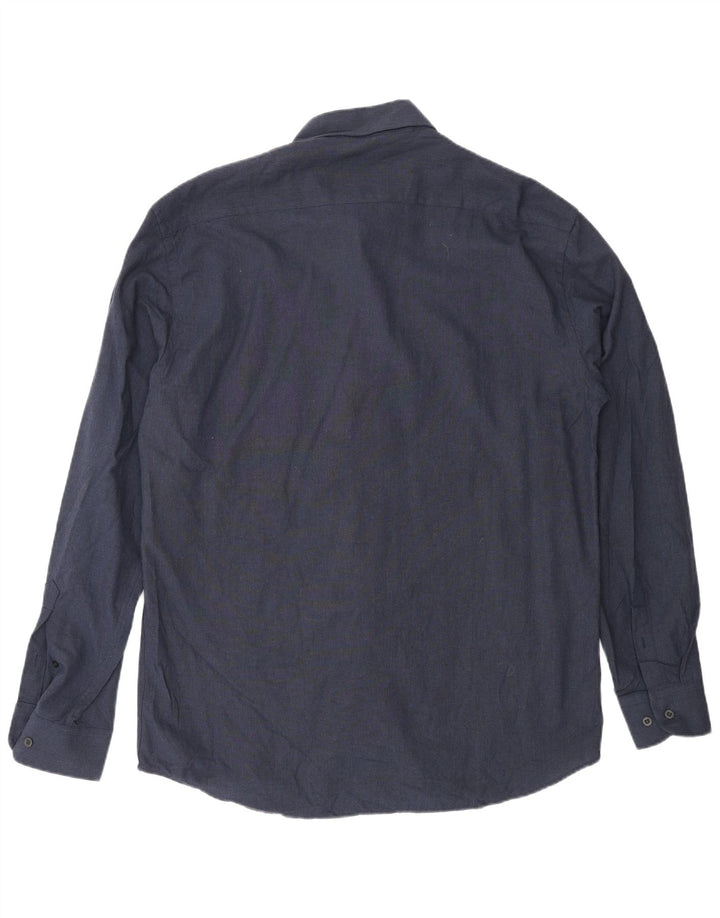Cămașă Massimo Dutti pentru bărbați Mărimea 42 Viscoză mare bleumarin