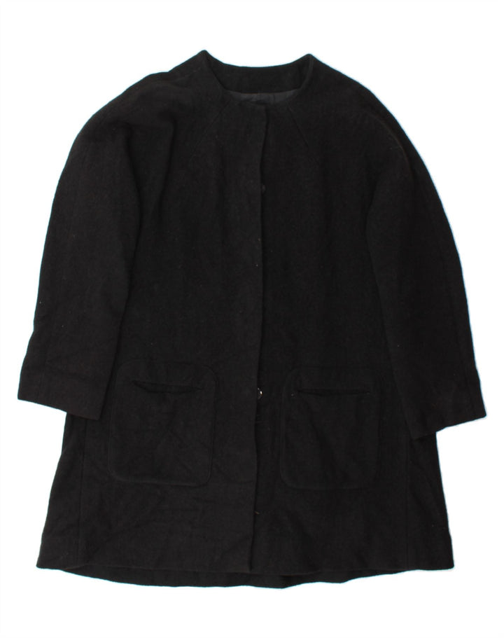 COS Womens Oversized Overcoat EU 34 XS Black Wool Vintage Cos and Second-Hand Cos from Messina Hembry 