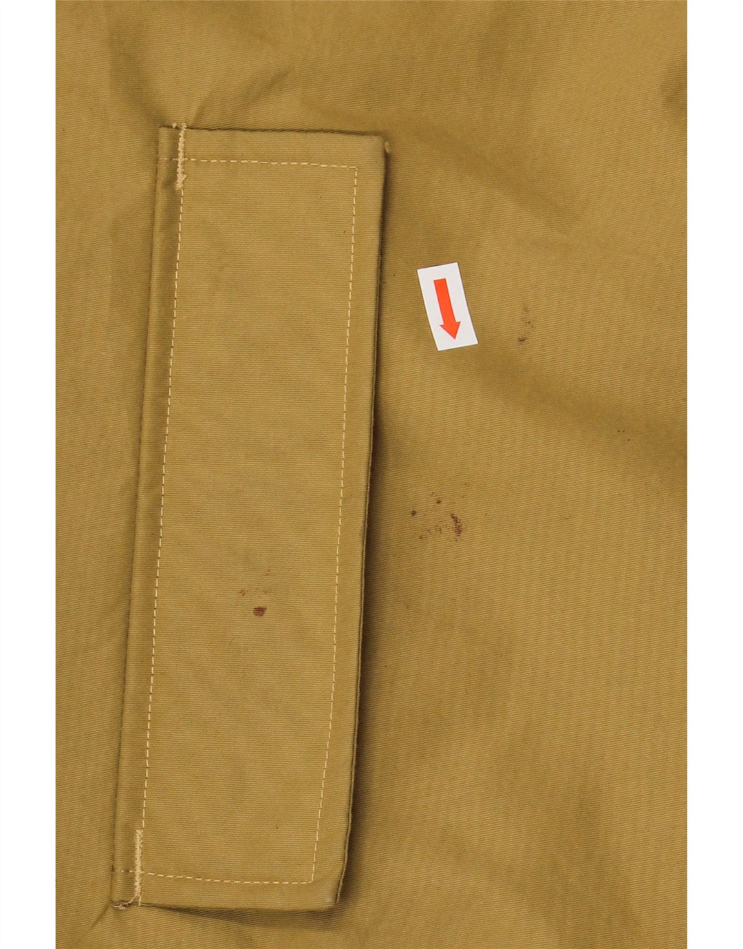 WILKER Mens Hooded Utility Jacket UK 42 XL Beige Polyamide Vintage Wilker and Second-Hand Wilker from Messina Hembry 