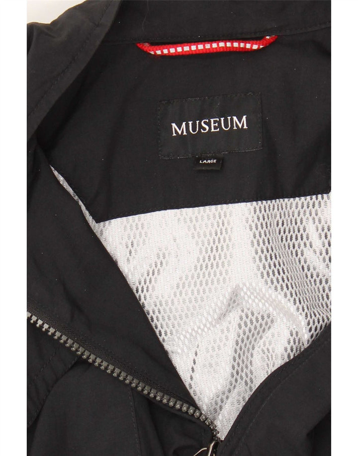 Museum Mens Utility Jacket UK 40 Large Black