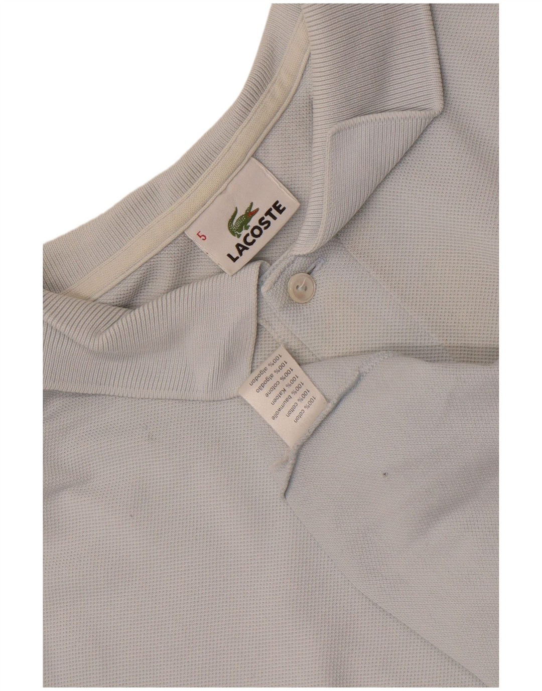 Tricou polo Lacoste pentru bărbați mărimea 5 mare, albastru, bumbac