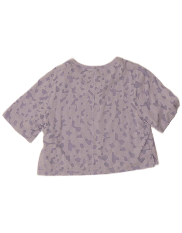 Tricou crop pentru femei Nike UK 18 XL Camuflaj violet