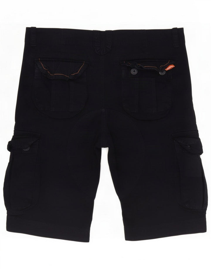 Pantaloni scurți cargo Superdry pentru bărbați, mediu W32, bumbac, albastru