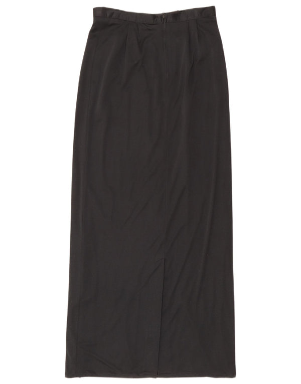 Fusta maxi vintage pentru femei cu talie inalta IT 38 XS W25 poliester gri