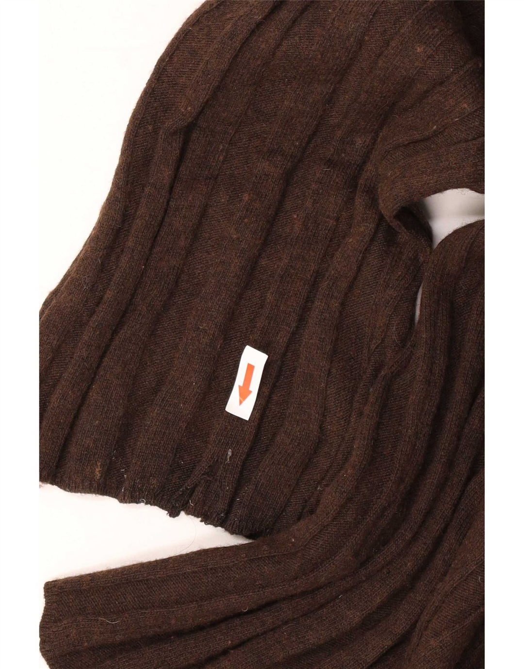 Pulover supradimensionat pentru femei Zara, cu gâtul turn, UK 14, maro mediu, poliamidă