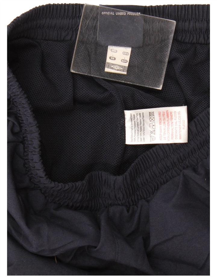 Pantaloni de trening pentru bărbați Umbro Pantaloni de jogging mari poliester bleumarin