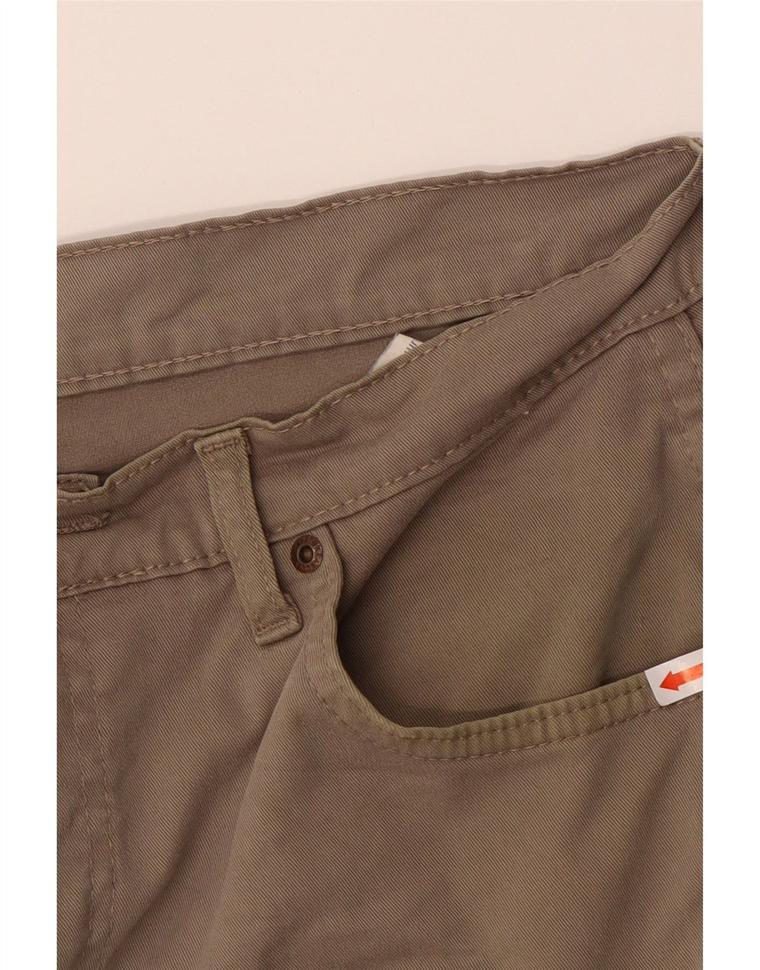 WRANGLER Mens Slim Casual Trousers W32 L31 Beige