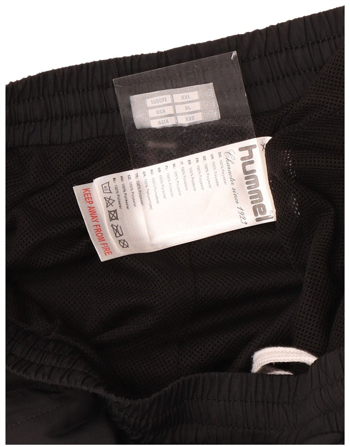 Pantaloni de trening grafic pentru bărbați HUMMEL XL negru