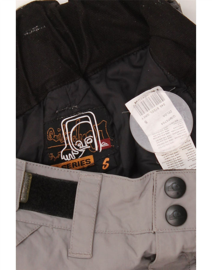 Pantaloni de schi Quiksilver pentru bărbați, gri poliamidă