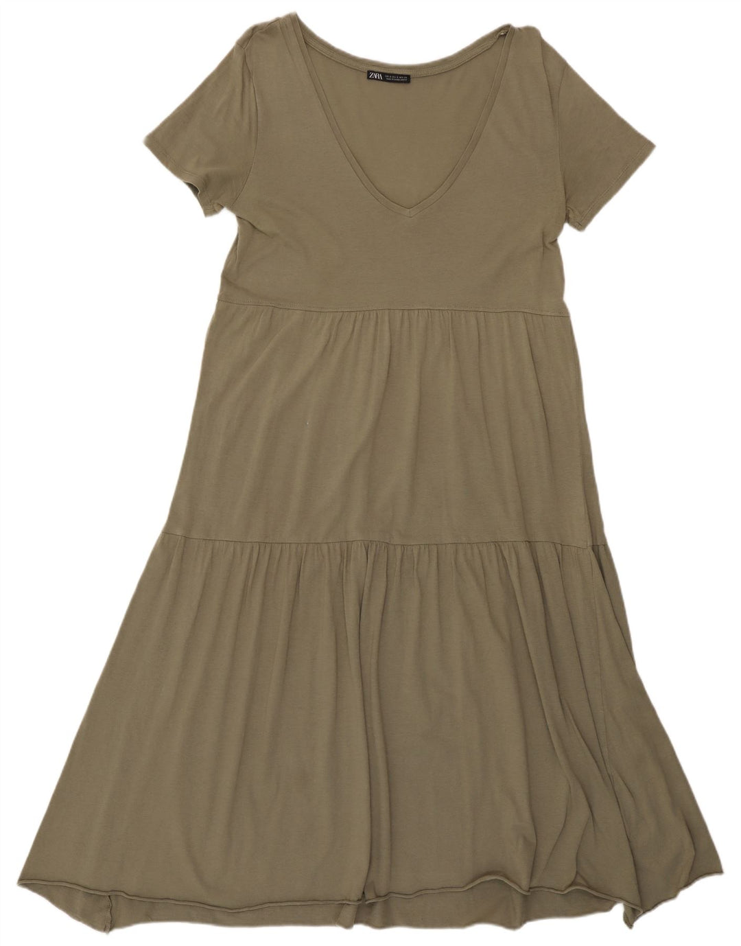 Rochie A-Line pentru femei Zara UK 10 Small Khaki