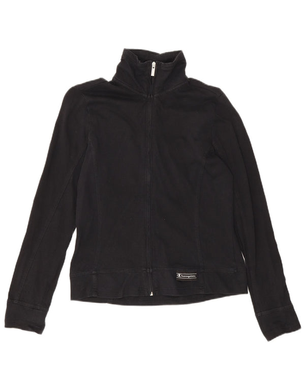 Jachetă de top pentru trening pentru femei Champion Easy Fit UK 10 Small Black