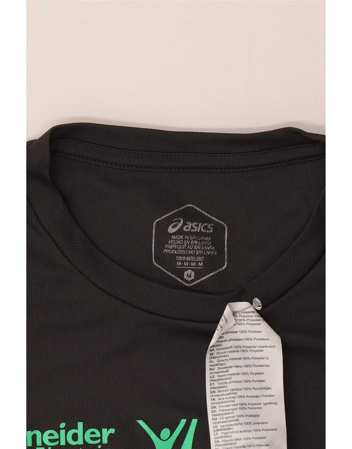 Tricou Asics Paris pentru femei Top UK 14 Medium Gri Poliester