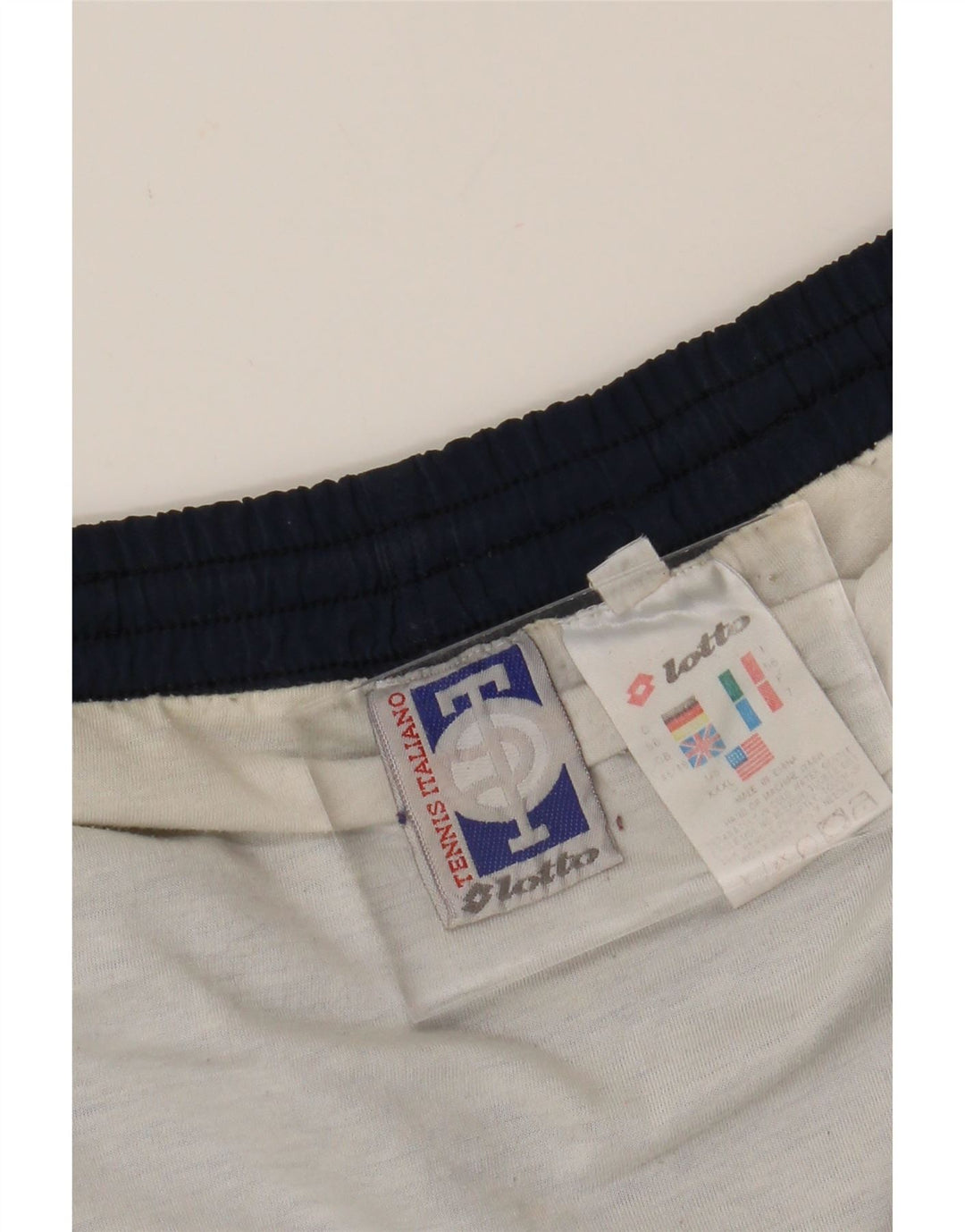 LOTTO Mens Sport Shorts 3XL Navy Blue Polyester Vintage Lotto and Second-Hand Lotto from Messina Hembry 
