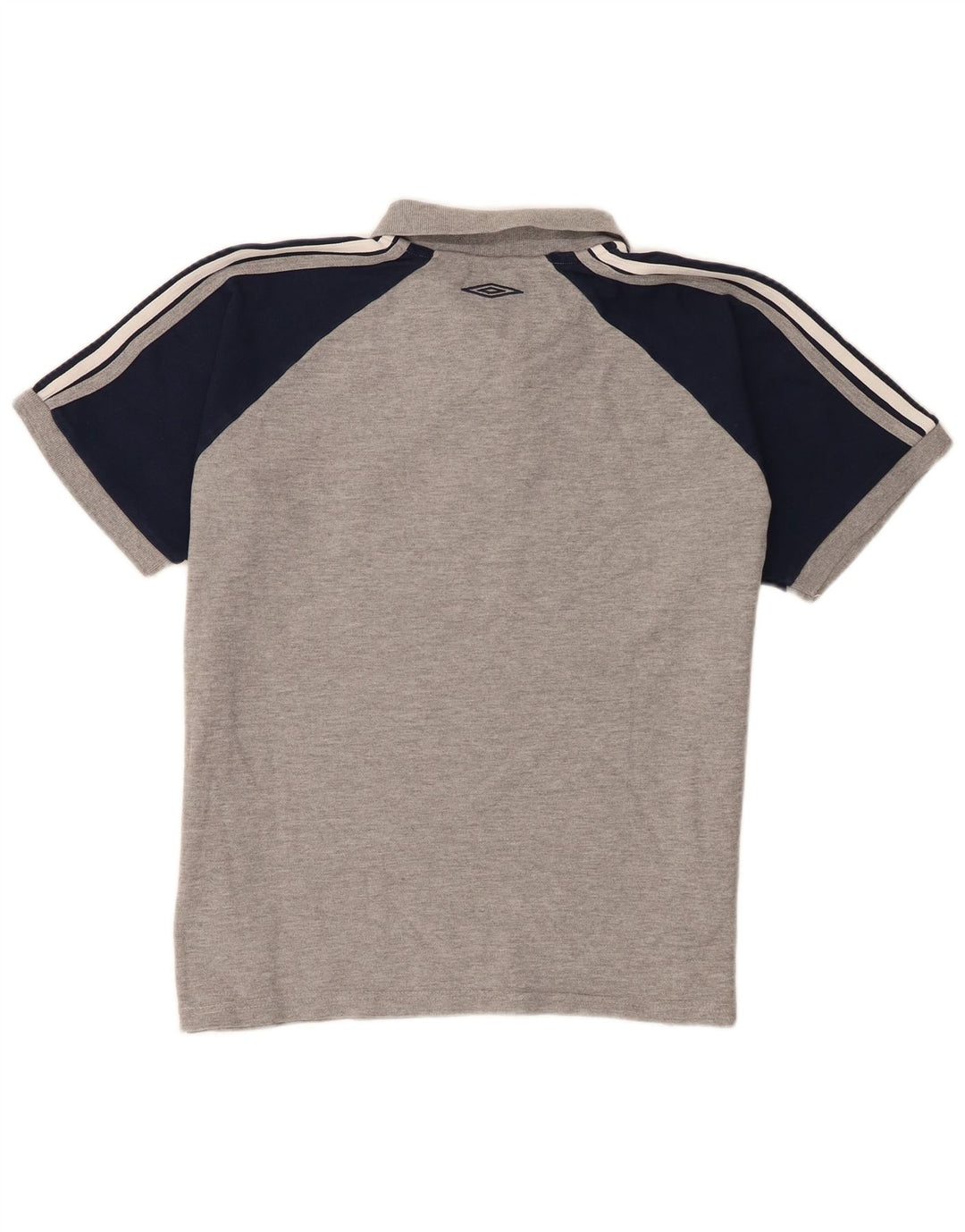 Cămașă polo Umbro pentru bărbați, bumbac color bloc, gri mediu