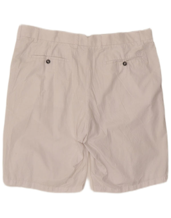 Pantaloni scurți chino pentru bărbați Marks & Spencer W40 XL, bumbac alb