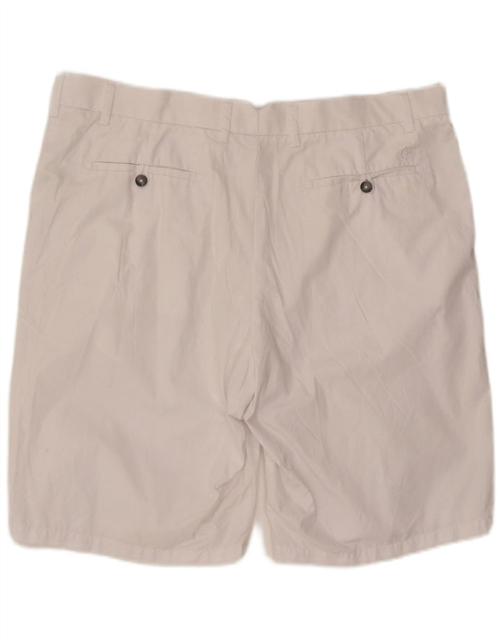 Pantaloni scurți chino pentru bărbați Marks & Spencer W40 XL, bumbac alb