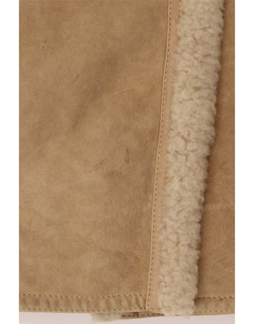 Palton din shearling pentru femei Cristiano Di Thiene IT 44 Bej Mediu
