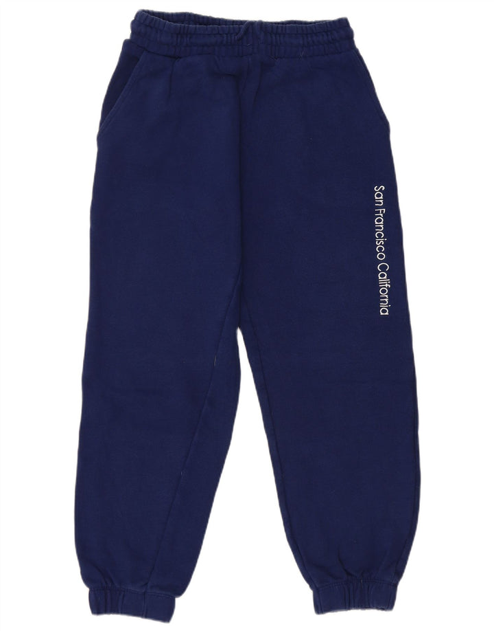 Pantaloni de trening pentru bărbați cu grafică Zara Pantaloni de jogging, mediu, bleumarin, bumbac