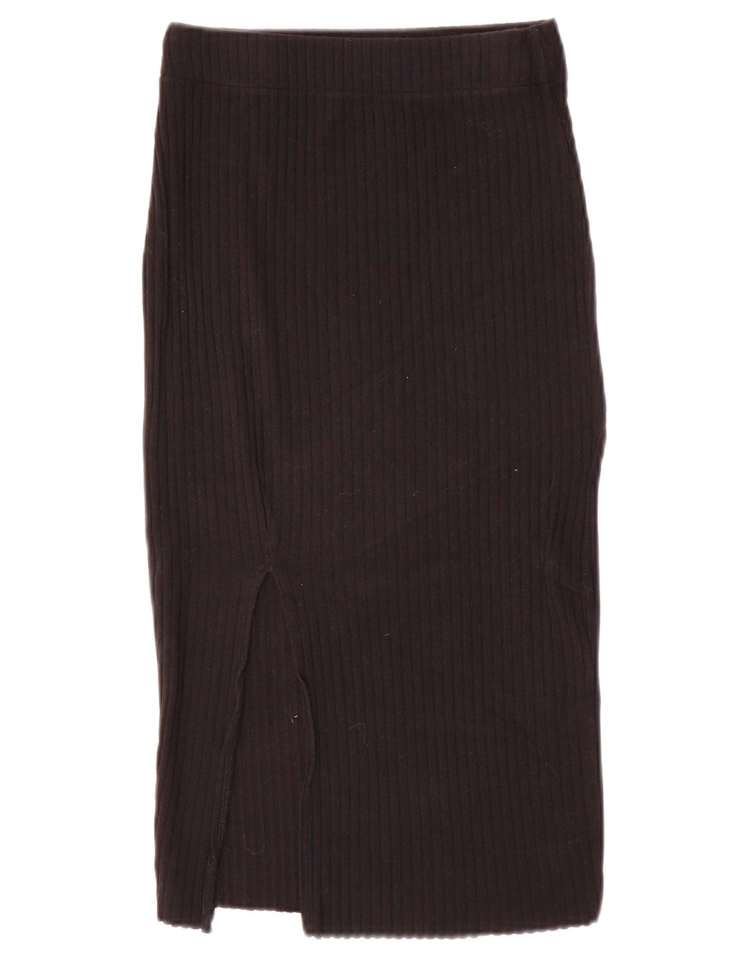Fusta Midi tricotată pentru femei Zara Mic W26 Negru