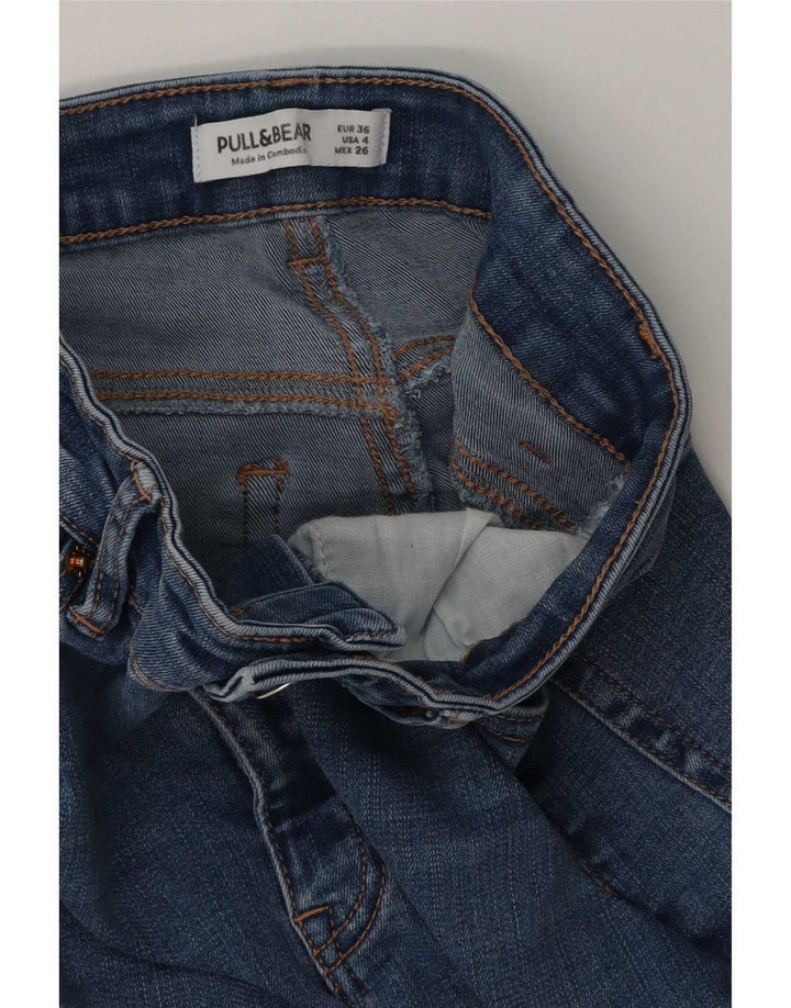 Blugi evazați pentru femei Pull & Bear EU 36 Small W26 L32 Albastru