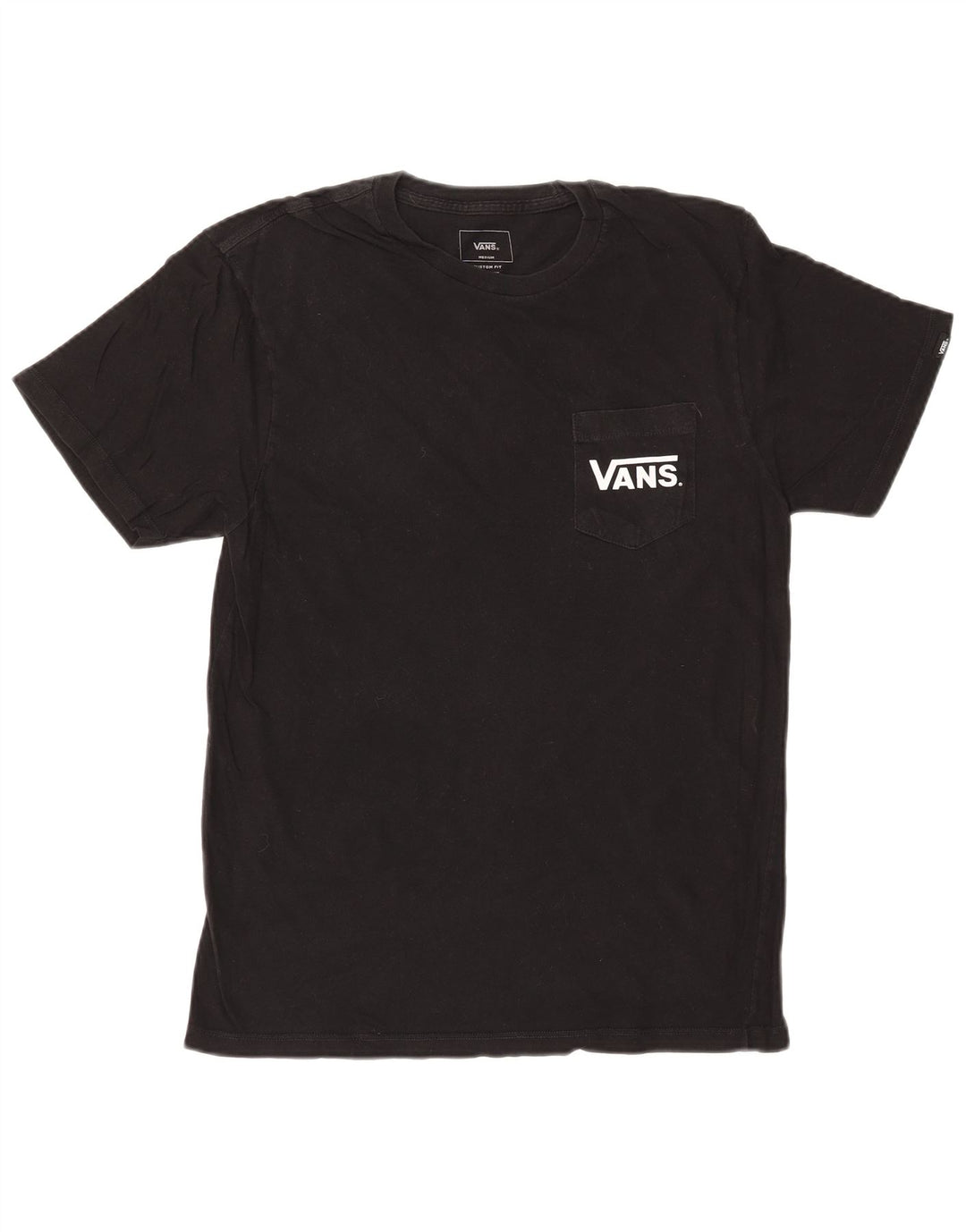 Tricou grafic personalizat VANS pentru bărbați Top, bumbac mediu negru