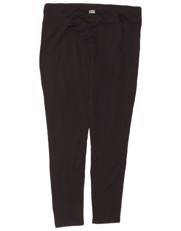 Leggings pentru femei Fila UK 18 XL Poliester negru