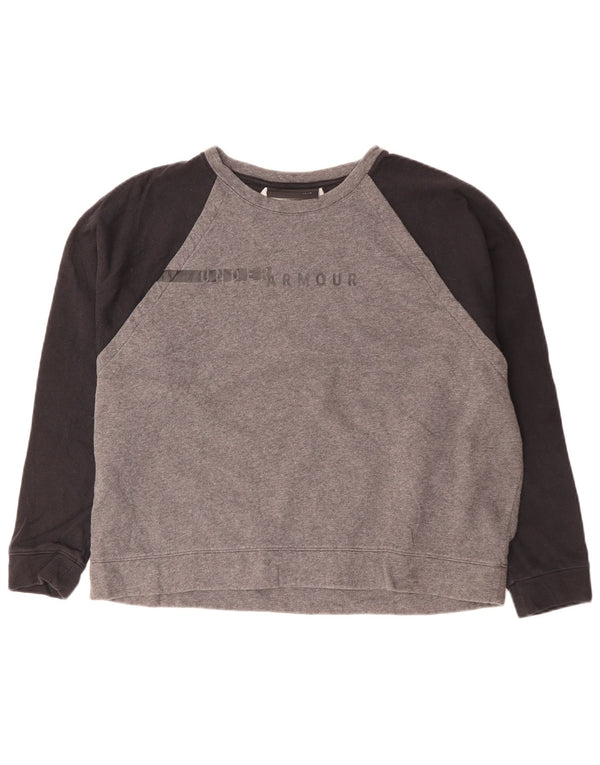 Pulover oversize pentru femei UNDER ARMOUR UK 18 XL Gri Colorblock