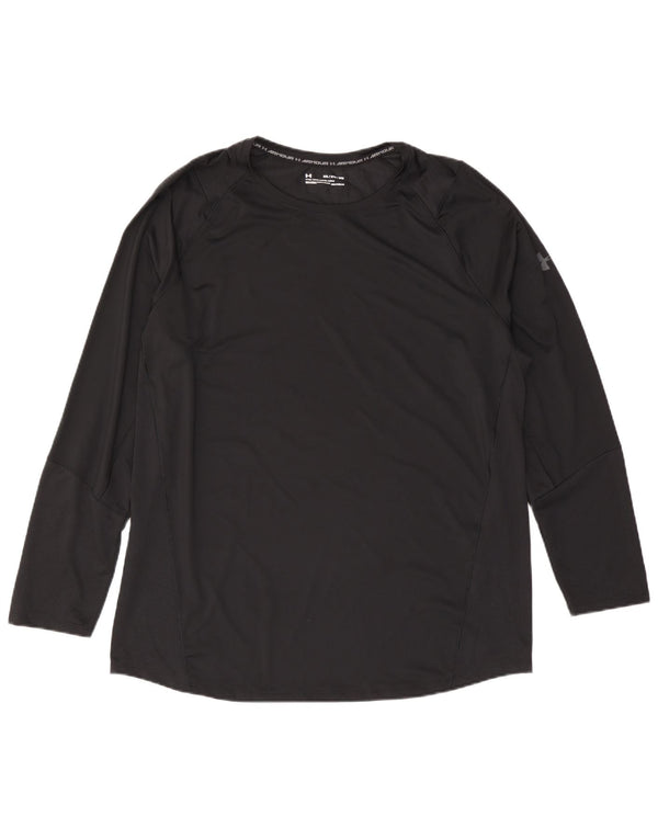 Under Armour Heat Gear Top cu mânecă lungă, 2XL, negru