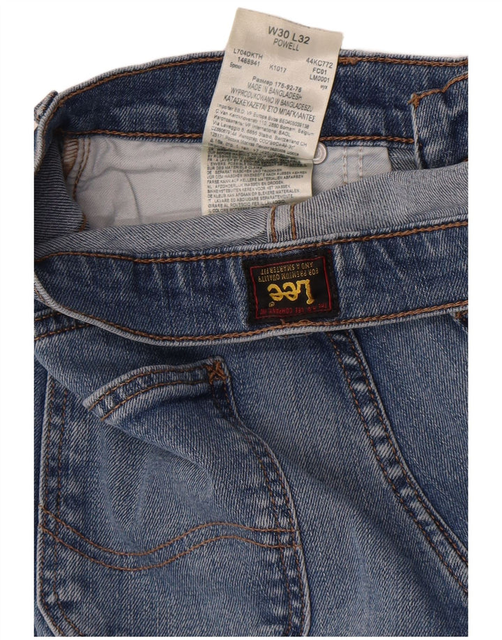 Blugi Lee Powell Slim pentru bărbați W30 L32 Bumbac albastru