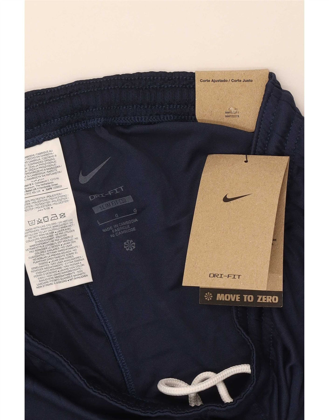 Pantaloni scurți sport Nike Dri Fit pentru bărbați, mari, albastru, poliester