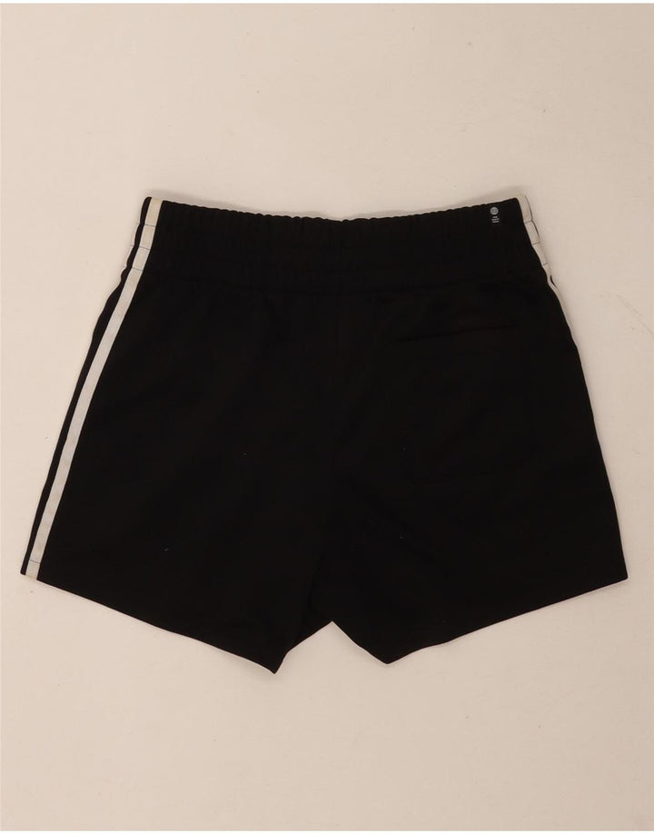 Pantaloni scurți sport Adidas pentru femei UK 8 Small Negru Poliester
