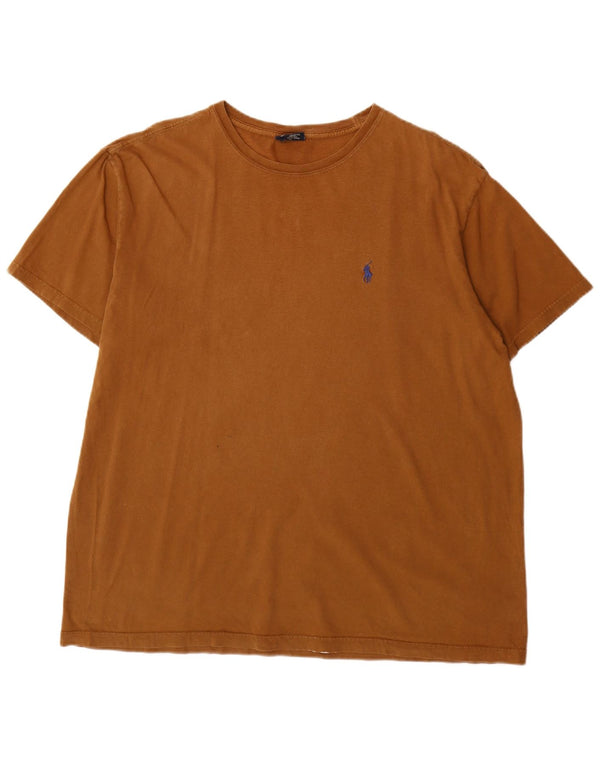 Tricou Polo Ralph Lauren pentru bărbați Top mare, bej, bumbac