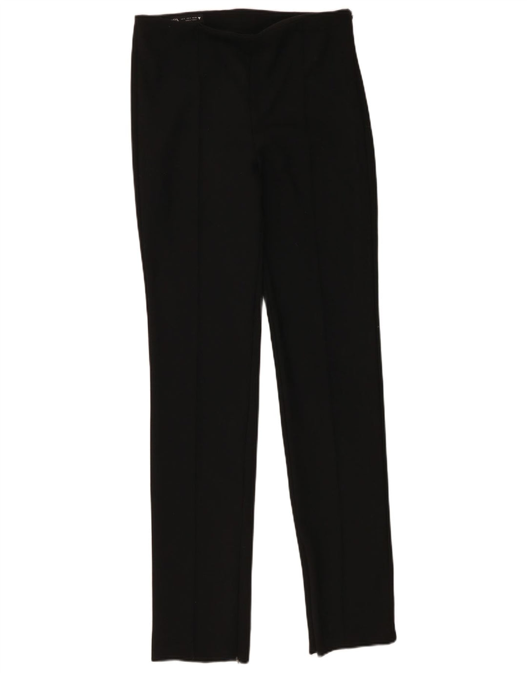Pantaloni casual slim pentru femei Zara Mici L26 L33 Negri