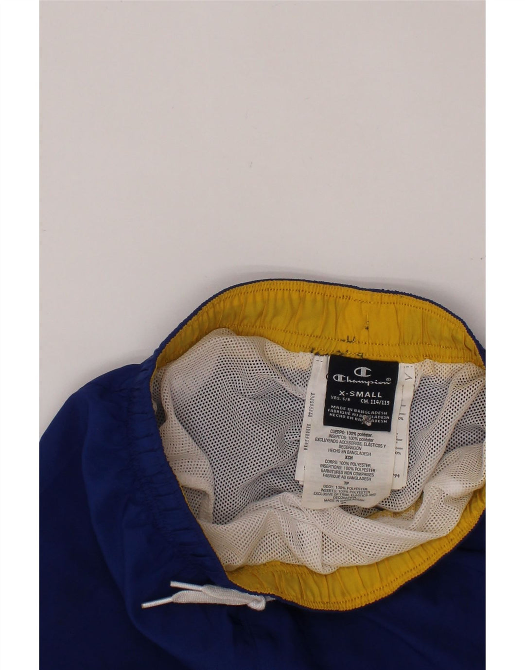 Pantaloni scurți sport CHAMPION Băieți 5-6 Ani XS Albastru Poliester