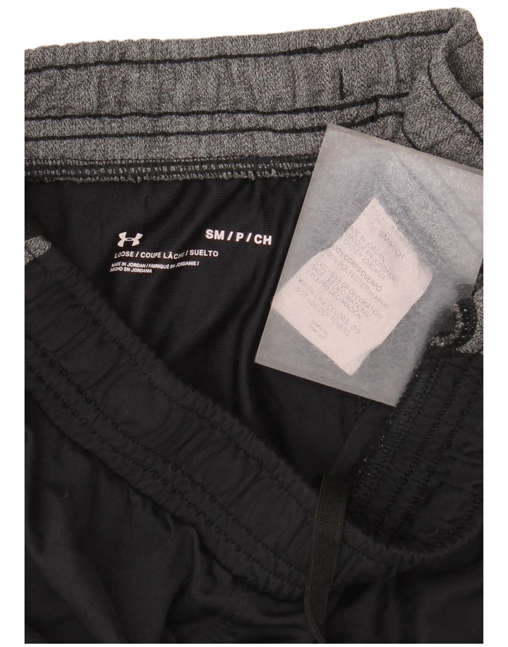 Pantaloni scurți sport grafic Under Armour pentru bărbați, mici, negru, poliester color bloc