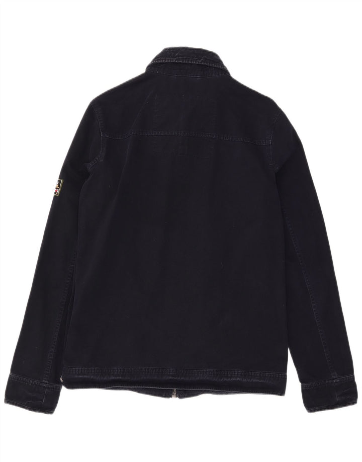 Jachetă bomber Superdry Regiment pentru bărbați UK 36, bumbac, albastru bleumarin mic