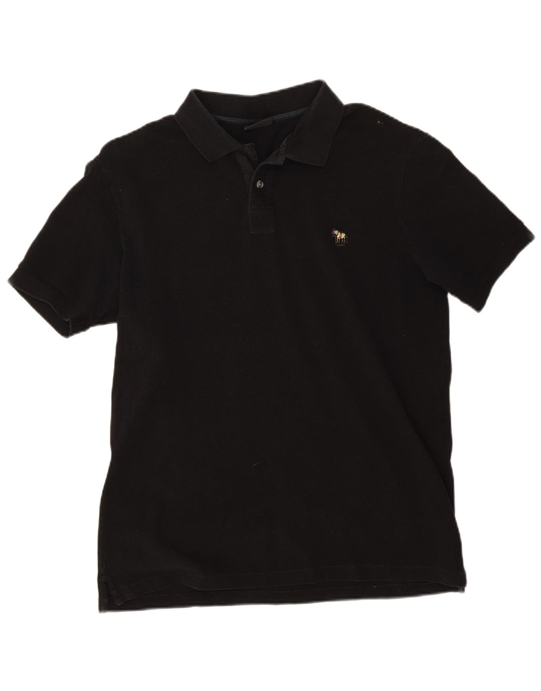 Cămașă polo Paul Smith pentru bărbați, bumbac mediu negru