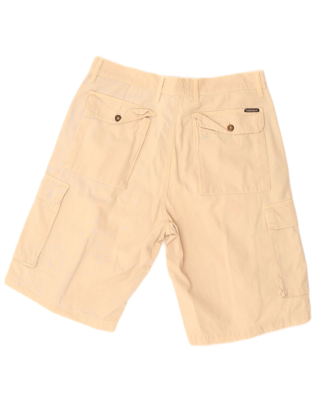 CARRERA Mens Cargo Shorts IT 50 Large W34 Beige Cotton