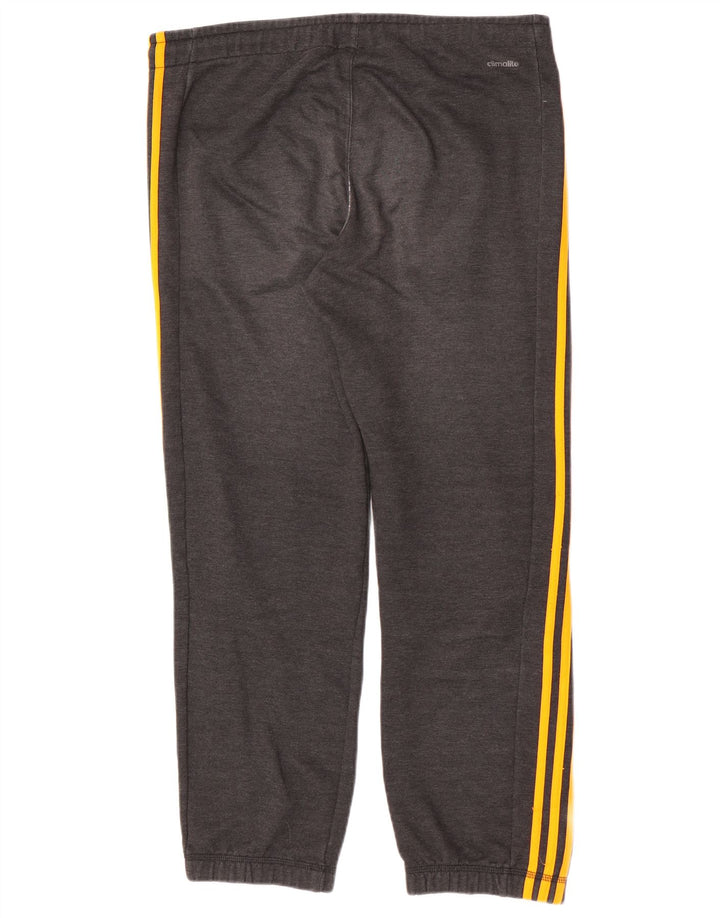 Pantaloni de trening Adidas Climalite pentru bărbați Pantaloni de jogging Gri mediu Poliester