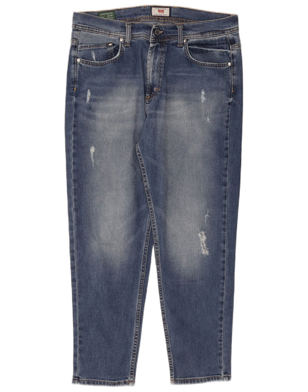 CARRERA Blugi conici învechiți pentru bărbați IT 50 Large W34 L26 Blue Bumbac