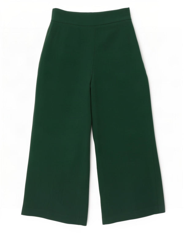 Pantaloni tăiați pentru femei Zara Medium L28 L25 Verde