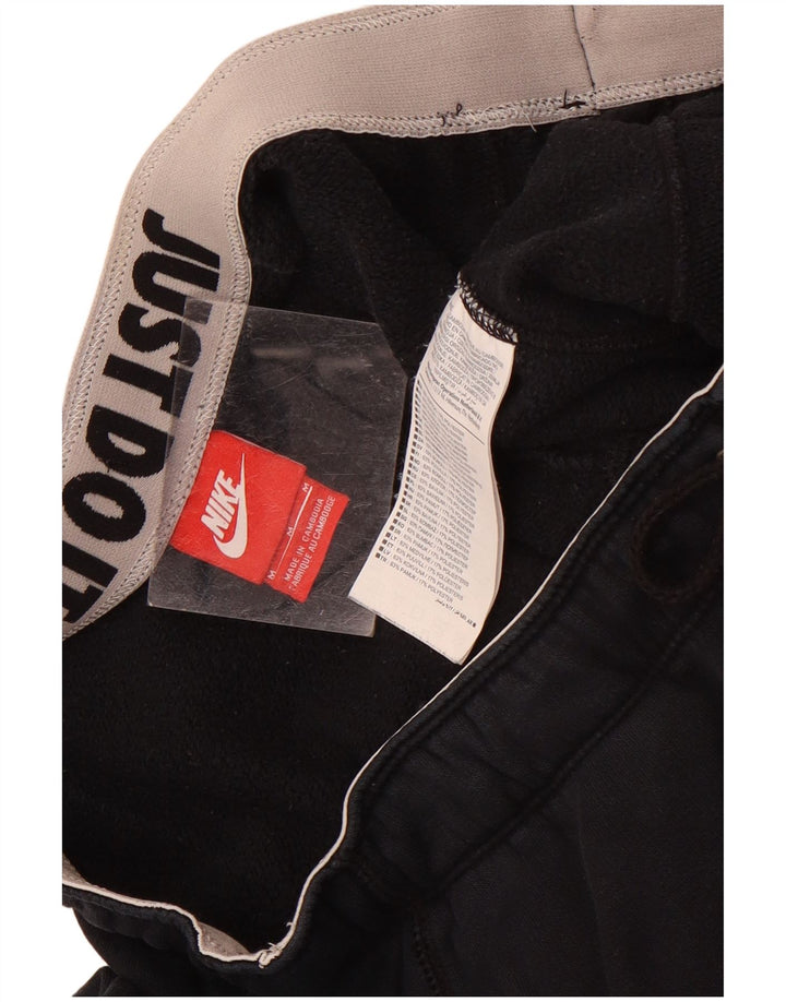 Pantaloni de trening Nike pentru bărbați Joggeri, bumbac mediu negru